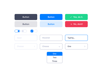 UX UI Inputs & Buttons Works all app colors dark design figma ui ux web website