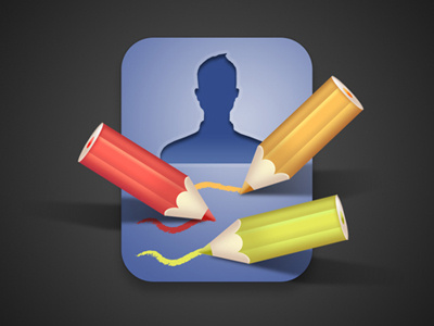 Friend Profile Icon app facebook icon pencil