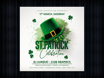 St Patrick's Day Flyer banner club club flyer flyer flyer template instagram instagram post patrick patricks patricks day saint patrick saint patrick day saint patricks saint patricks day st patrick st patrick day st patricks st patricks day st patricks day party