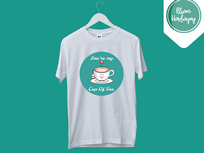 you're my Cup Of Tea cup cup of tea desainlogo design designer illustration logo logo design logodesign logos logosai minimal t shirt t shirt design t shirts typography