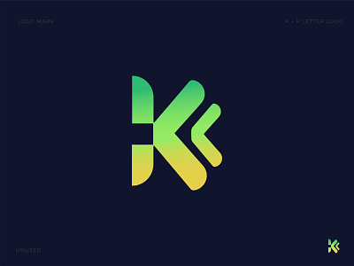 K K- Letter Logo