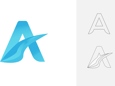 Letter A logo