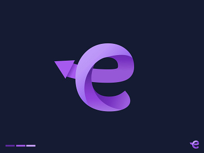 Letter E logo