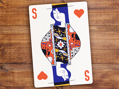 Simo the Queen cards holidays illustration poker procreate
