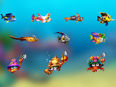 Fish Slot designs, themes, templates and downloadable graphic elements on  Dribbble