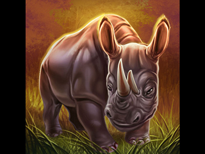 A Rhino slot symbol