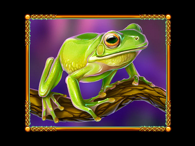 A Frog slot symbol⁠ 🐸🐸🐸