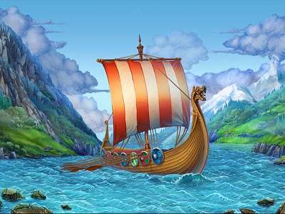 Vikings Themed Background