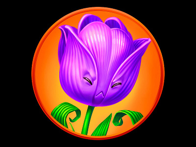 A Tulip as a slot symbol