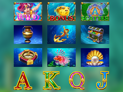 Slot symbol for the Ocean themed game