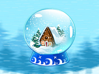 A Snow Globe as a slot symbol