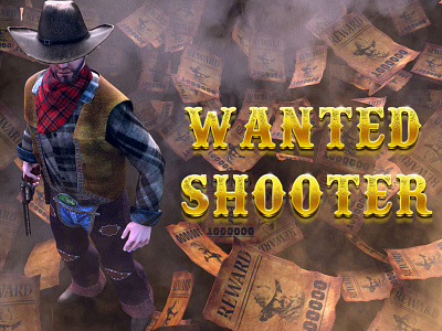 Wild west pop up ui cowboy jogo temático estratégia para celular