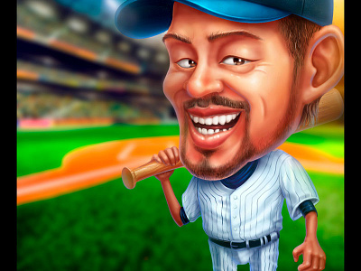 Ichiro Suzuki - slot game character design casino art casino design character character design characterdesign gambling game art game design graphic design slot character slot design slot game art slot game character slot game design slot symbol