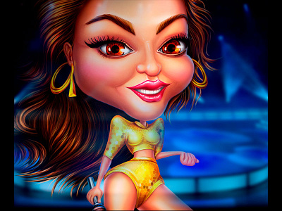 Beyonce as a slot game character