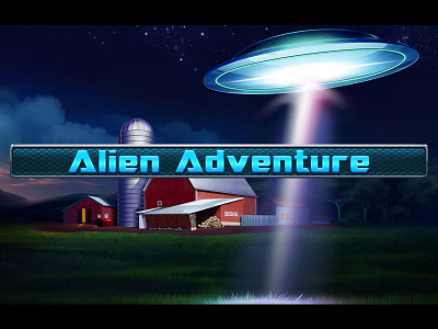 Splash Screen for the slot machine "Alien Adventure"