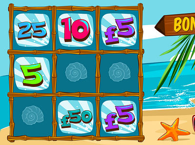 Bonus game for the slot game "Summer Holidays" bonus bonus art bonus design bonus game bonus game development bonus round bonus round design bonus round development design game design slot gambling game art game design graphic design slot design slot game art slot game design