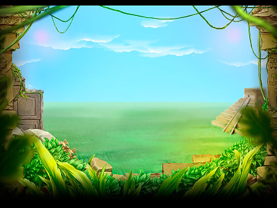 Maya themed slot game - Background
