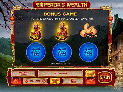 Emperors wealth