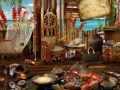 Hidden objects (The Abandoned Village) animals art buildings design details game hidden logic nature objects treasures trophies