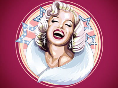 Pin-up casino concept art elvis game art game design icons monro online pin up uncle sam vector art