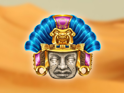 Aztec symbols 3 aztec concept art digital art gambling game art game design masks quality sketches slot design symbols