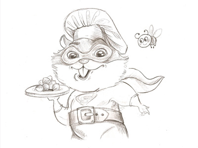 Hamsters application characters concept art cute foods game game art hamsters pencil sketches