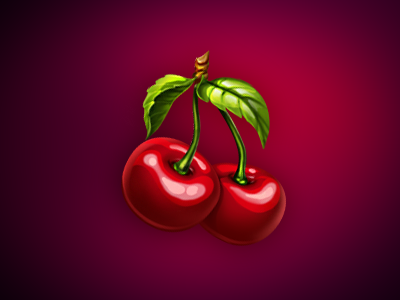 Cherry 2d casino cherry crazy digital art game art game design graphic design online sketch slot design symbol