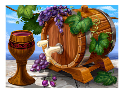 Barrel barrel casino concept art cup digital art game art game design grape graphic design online slot design symbol