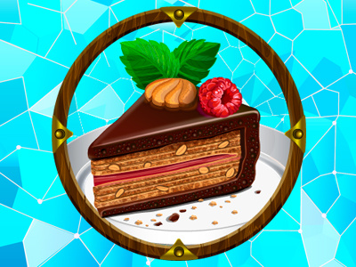 Slice of cake cake casino concept art digital art game art game design graphic design online raspberry slot design slot machines symbol