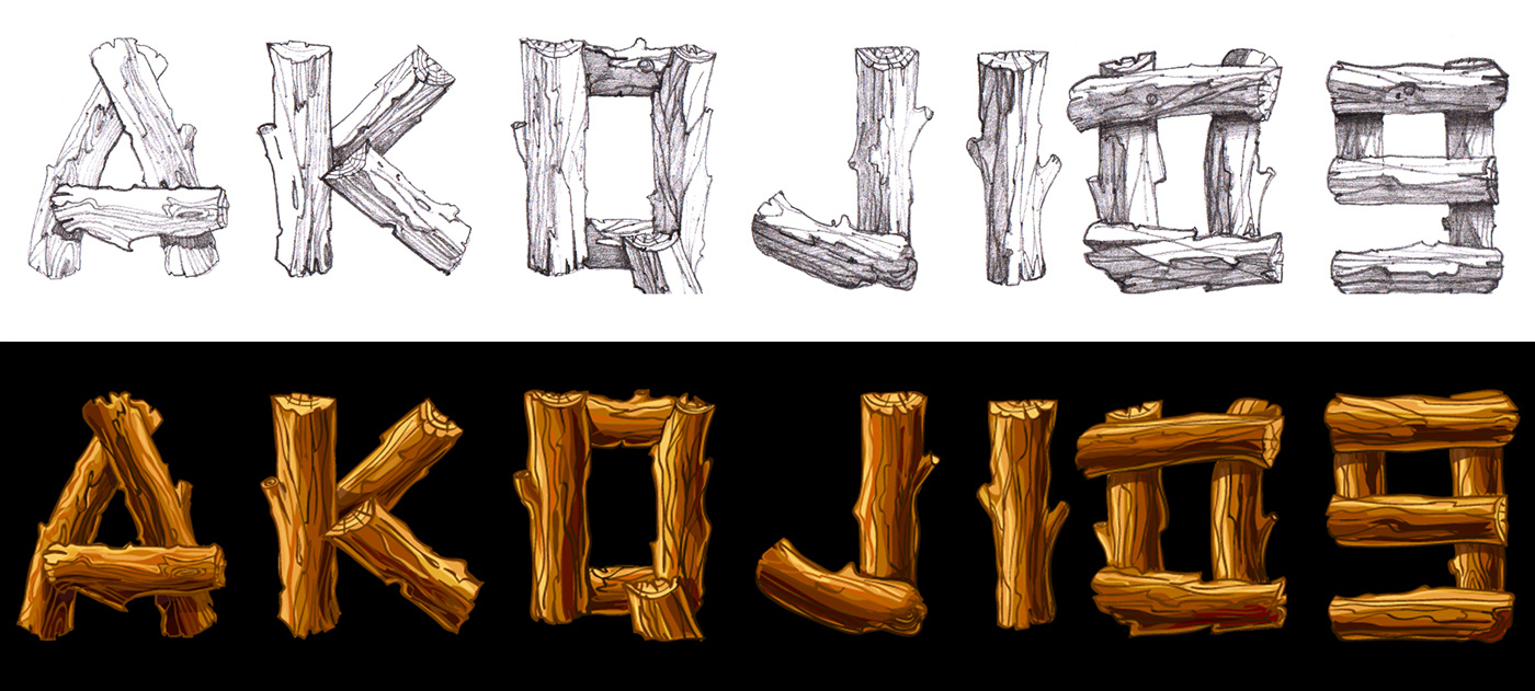 Slot letters by on Dribbble