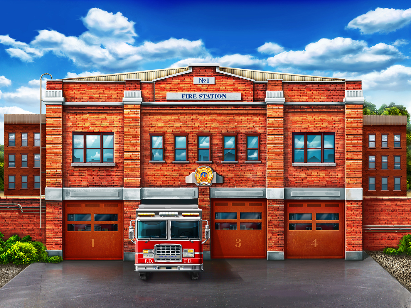 Fire Department by artforgame on Dribbble