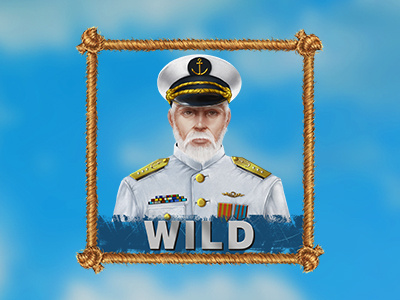 Navy captain art casino design gambling game game art game design game slot graphic online slot design slot machine