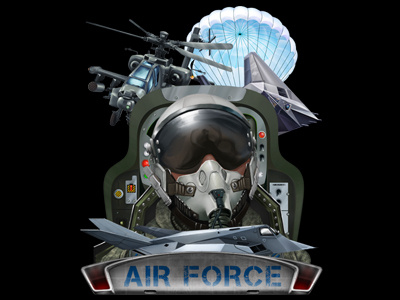 Slot machine - "Air force"