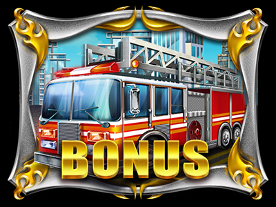 Fire truck department digital art fire fire truck game art game design graphic design red slot design symbol