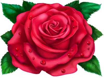 Animated Rose - Casino slot symbol