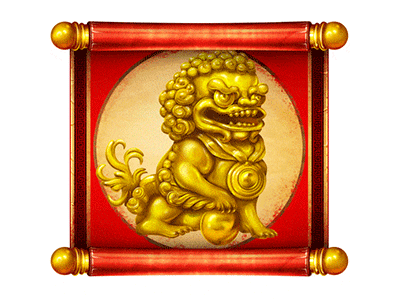 Chinese Lion - Animated slot Symbol
