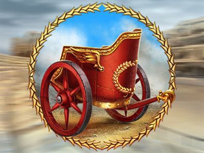 Roman chariot - Quadriga as the slot symbol