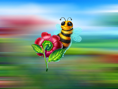 A Bee as a slot symbol