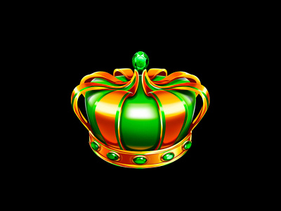 An Emerald Crown as a slot symbol 👑👑👑⁠ casino casino game symbol casino symbol design crown crown emerald crown slot symbol crown symbol emerald game art game design online slot design symbol art symbol design symbol designer symbol developer symbol development