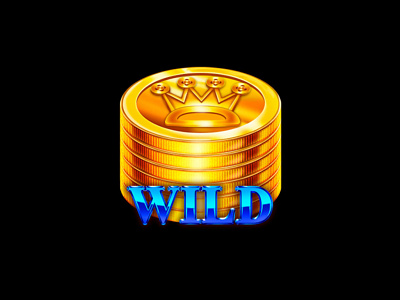 Wild slot symbol - The Coins with a Crown 👑👑👑 clot symbol coin symbol coins crown coins symbol gambling game art game design graphic design graphic designer slot design slot machine slot symbols symbol design symbol designer symbol developer symbol development wild symbol