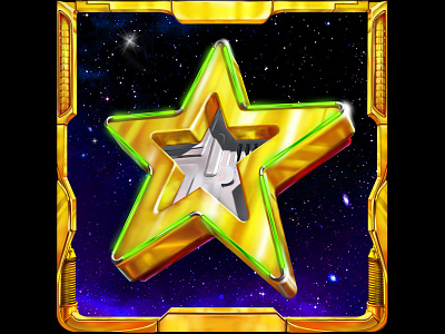 A Star as a WILD slot symbol game art game design online online slot online slot symbol slot design slot game art slot machine art slot symbol star slot symbol star symbol wild slot symbol