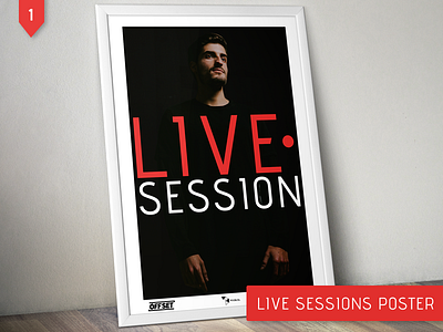 Live Sessions Poster a3 design drum and bass flyer live mindblow offset photoshoot poster print sessions tribos urbanas