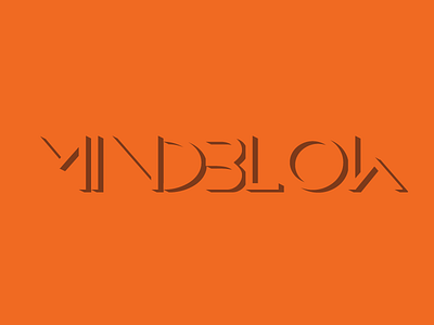 Mindblow 3d branding design effect illustrator logo mindblow red shadow shot