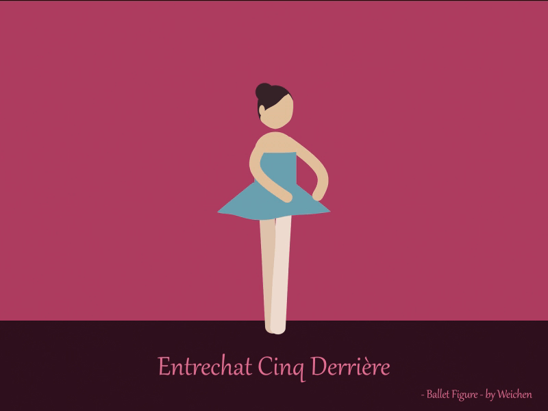 Ballet Figure 08 animation ballet dance gif