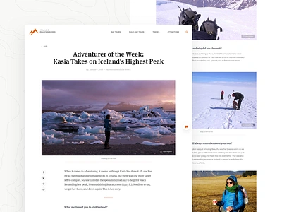 Icelandic Mountain Guides - Blog Post blog glacier hiking outdoor photo post