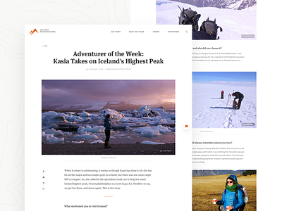 Icelandic Mountain Guides - Blog Post blog glacier hiking outdoor photo post