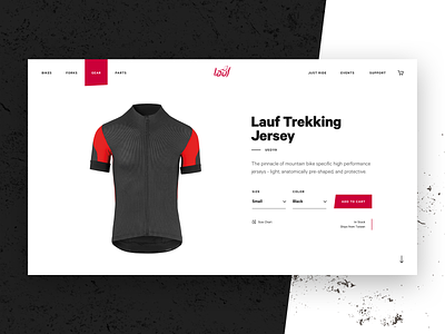 Lauf - Eshop Product bike bike jersey biking grunge product shopify store website