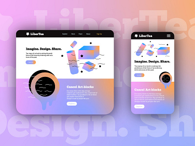 Web Mock-up by Thundercat on Dribbble