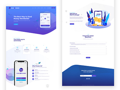 Money Exchange Website Design