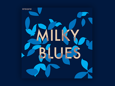 Milky Blues concept design flat illustration photoshop vector